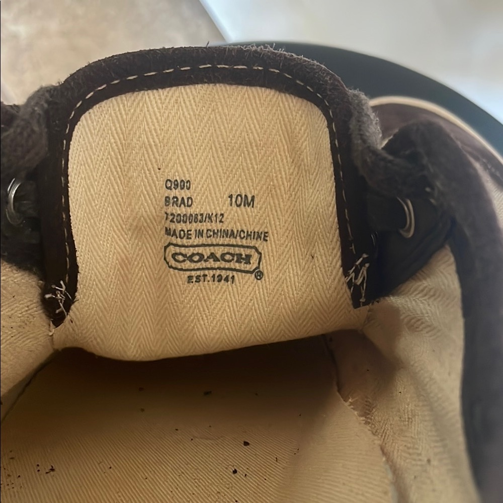 Coach Signature Canvas Sneakers in Brown/Tan - Picture 4 of 4